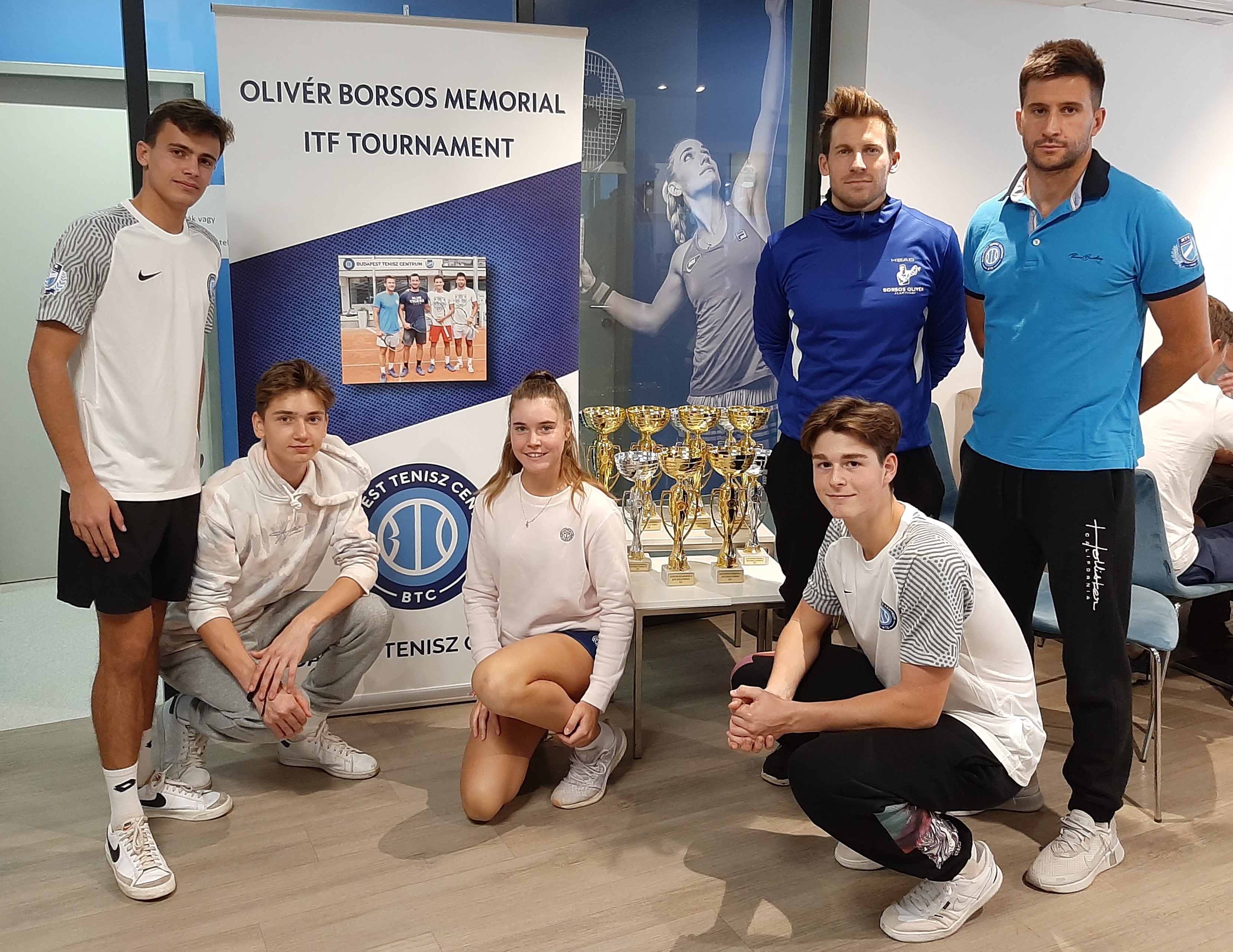2021-ben junior-ITF-tornát rendeztek a BTC-n Borsos Olivérre emlékezve